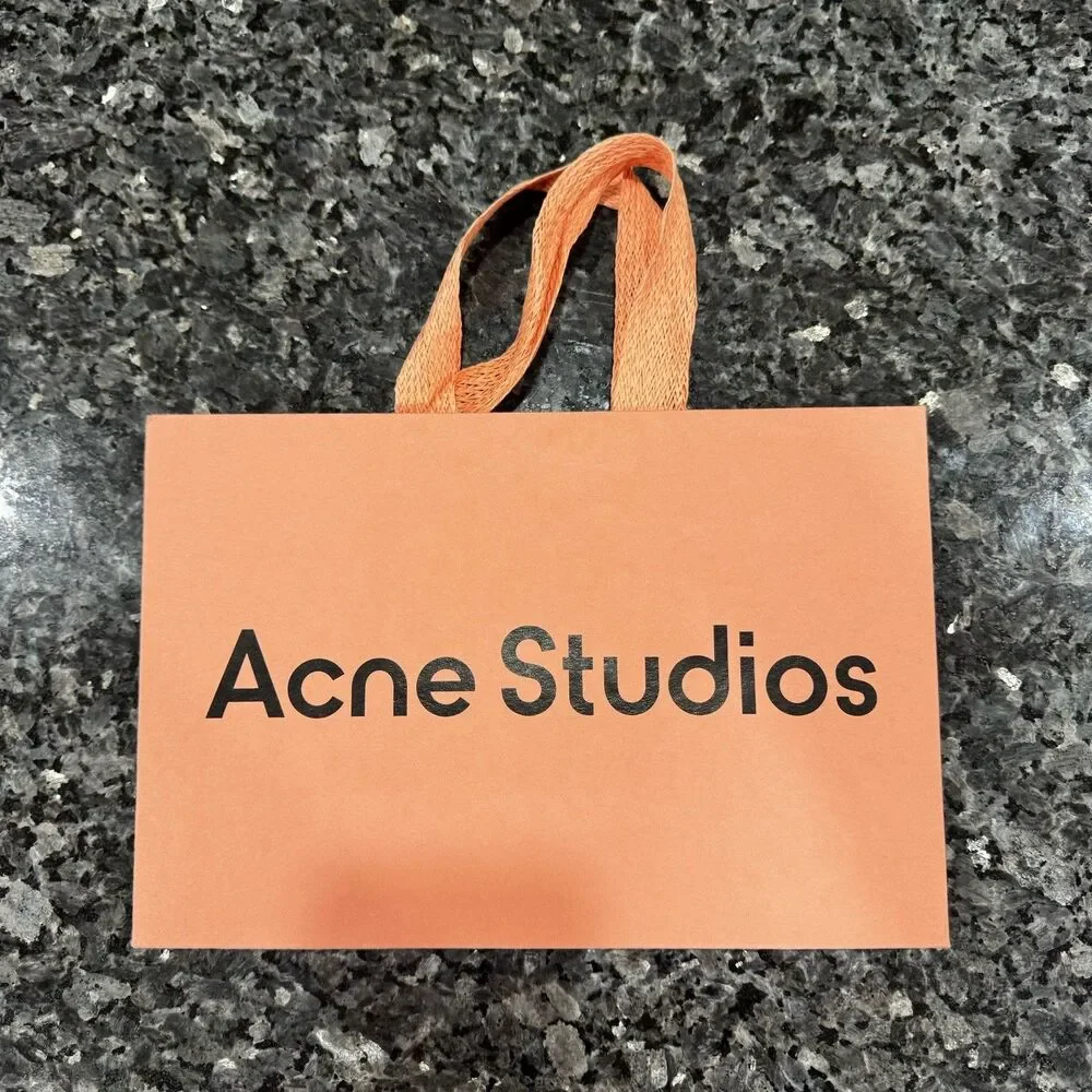 Acne Studios Pink Shopping Empty Gift Bag